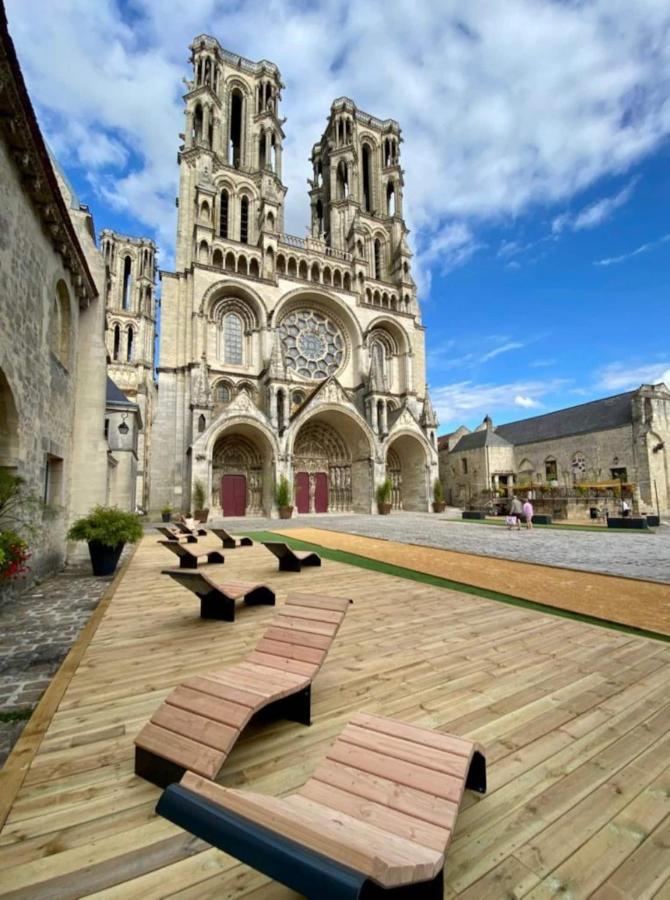 L'Escapade Appartement Laon Buitenkant foto